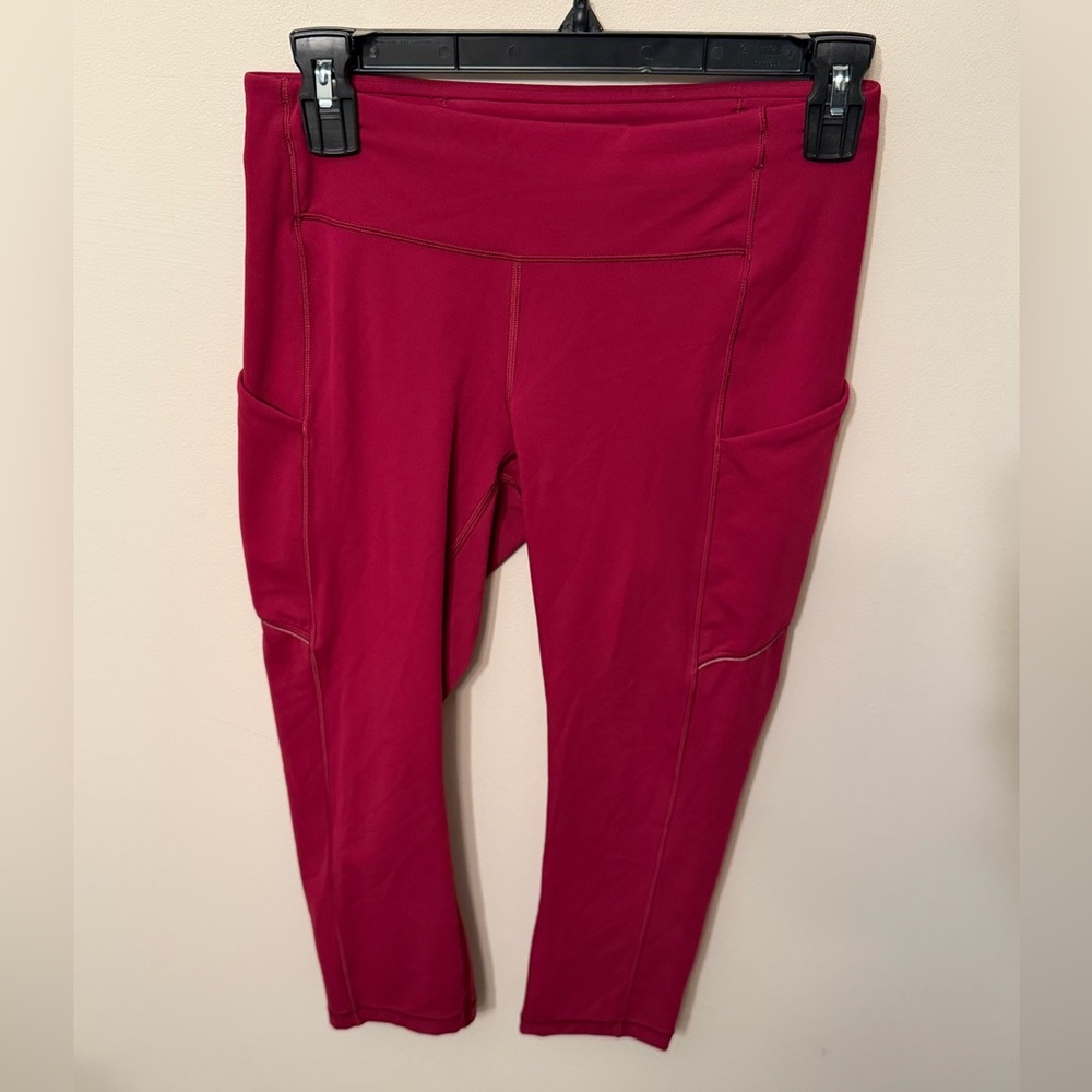 💗 Lululemon Speed Up Tights Cropped 21” Inseam With Pockets Size 6